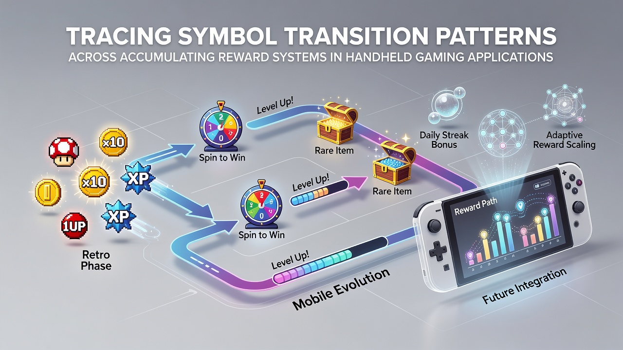 Diagram showing symbol transitions in mobile gaming reward systems with accumulating multipliers and visual upgrades